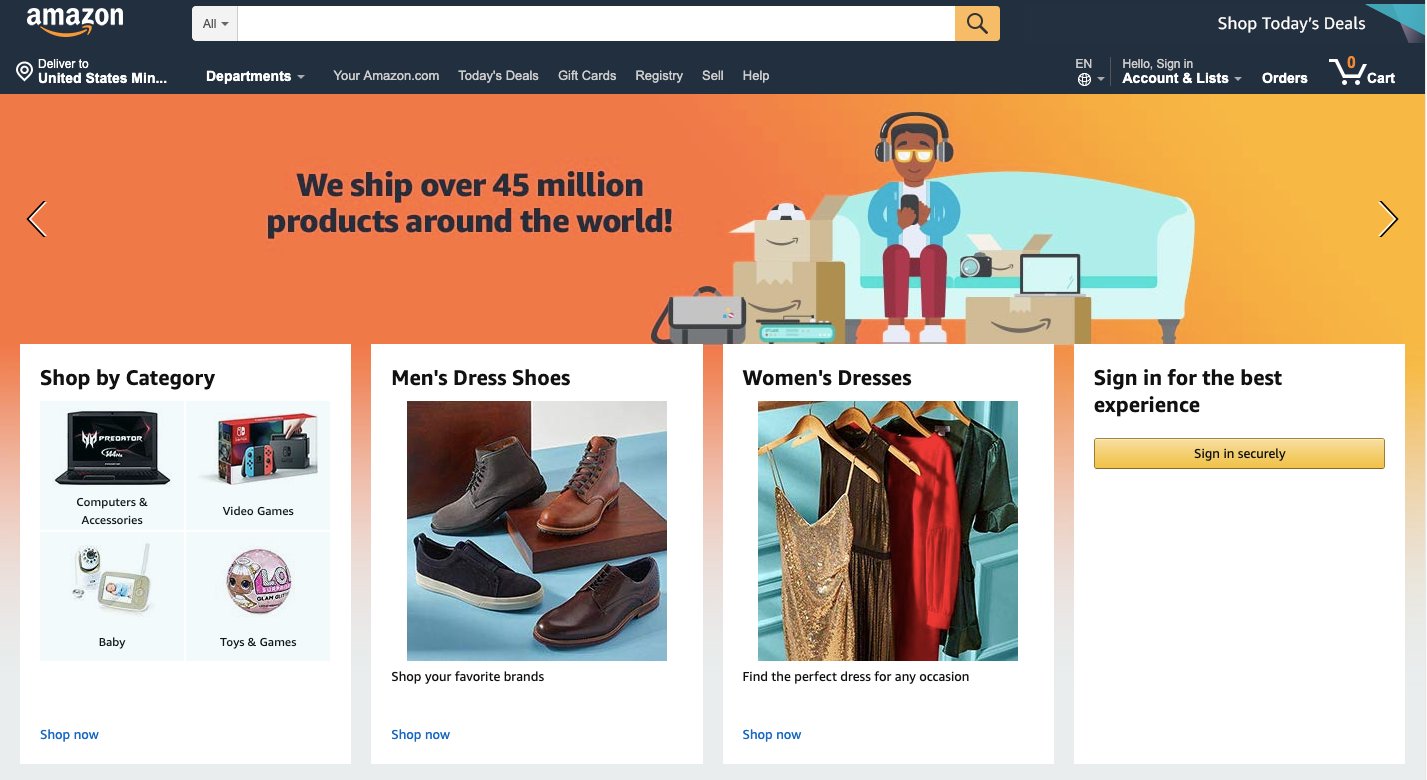 personalized shopping for products on Amazon