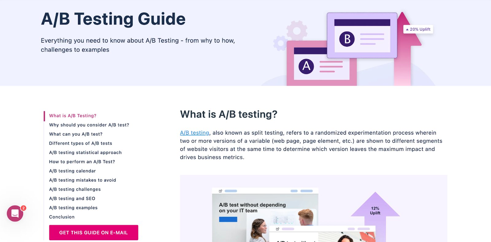 Ab Testing Guide in VWO